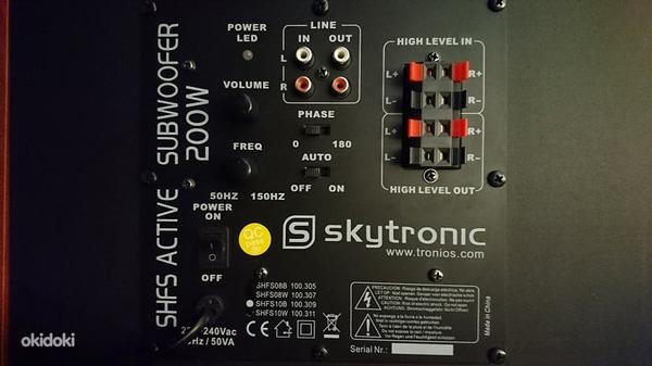 Skytronic SHFS 08B aktiivne subwoofer 200W (foto #3)