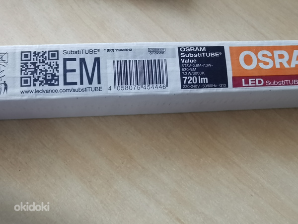 OSRAM LED Torulamp 720lm, 600mm, 7.3W 3000K warm white (foto #2)