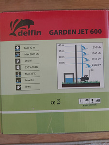 Kastmispump Delfin Gardenjet 600 (2 foto / 2)