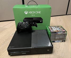 Xbox One 1TB + 9 игр (1 фото из 7)