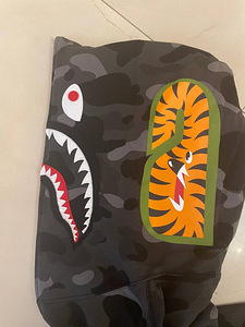 Bape Color Camo Shark Full Zip Hoodie (9 foto / 10)