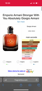 Meeste parfüüm Emporio Armani Stronger With You Absolutely G (2 foto / 3)