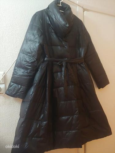 Красивое, эффектное женское пальто, размер M-L (фото #4)