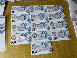 13tk Teemant/Briljant 13tk IGI sertifikaat (2 foto / 4)