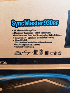 19" LCD monitor Samsung SyncMaster 930BF (4 foto / 4)