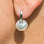 Mikimoto Moonlight White Серьги с жемчугом и бриллиантами Южного моря (фото #4)