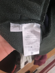 STUSSY Velour Panelled Track Jacket - Green (3 foto / 3)