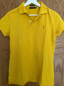 Ральф лорен желтая рубашка поло
