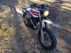 Honda nx 650 scrambler (9 foto / 10)