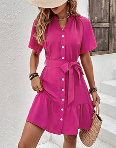 Uus kleit hot pink, XL (3 foto / 3)
