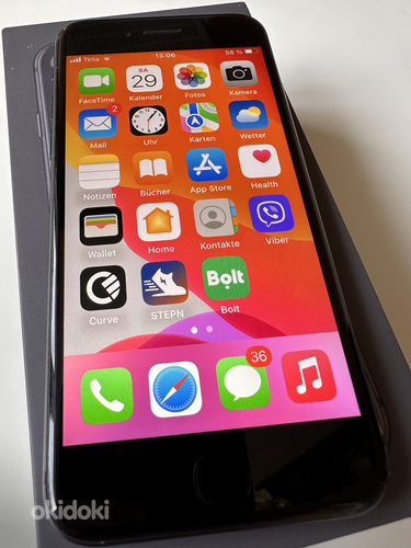 Apple iPhone 8 — 64 ГБ, черный (фото #1)