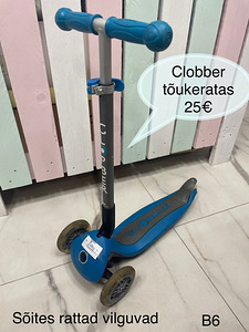 Tõukeratas Globber ja kaitsmed (1 foto / 2)