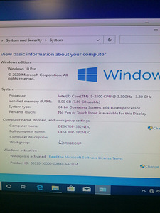HP Elite 8200 SFF Intel Core i5-2500 - 8 GB RAM - 500GB HD (4 foto / 4)