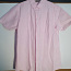 Heleroosa meeste triiksärk\розовая мужская рубашка (фото #1)
