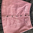 Розовая бархатная юбка. L-размер (фото #1)