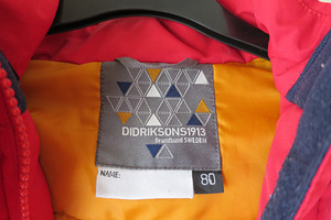 Didriksons MIGISI punane talvekombe, suurus 80 (3 foto / 5)