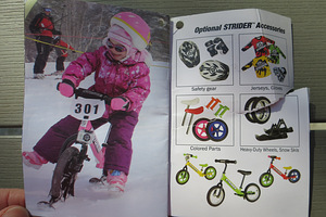 Strider jooksuratas koos suuskadega (10 foto / 10)