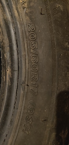 205-60-17 Bridgestone fin 4tk