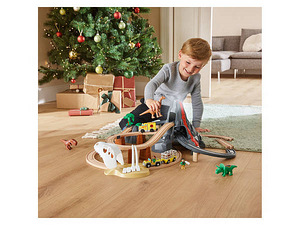 (Brio/Ikea/Lidl) Playtive Dinosaurus Park puust raudtee (4 foto / 5)