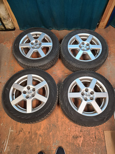 VW,AUDI,SKODA ALUETT veljed 16" NOKIAN 205/60/16 talverehvid (1 foto / 10)