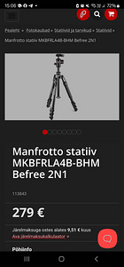 Statiiv Manfrotto Befree MVKBFRTC-LIVE (5 foto / 5)