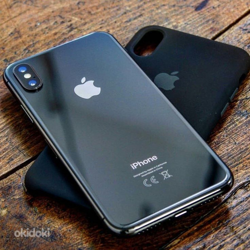 iPhone X 64 ГБ серый В хорошем, как новый, состоянии (фото #1)
