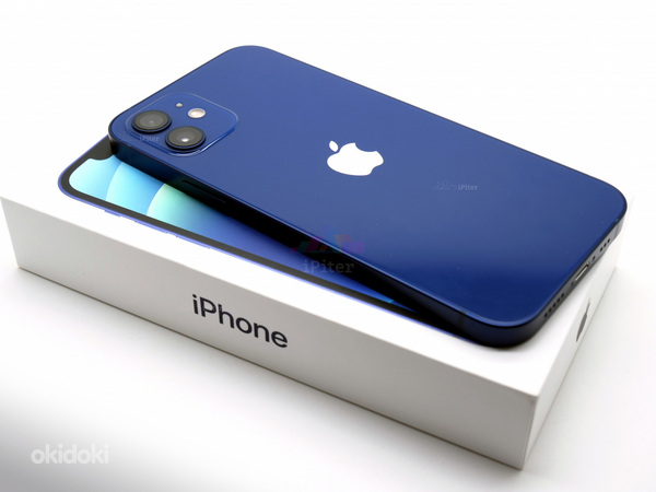 iPhone 12 128Gb Blue heas seissukorras (foto #1)