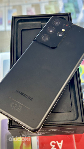 Samsung Galaxy S21 Ultra 5G 12/256GB Black heas seissukorras (foto #1)