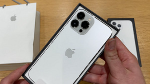 iPhone 13 Pro Max 512GB Silver väga heas seissukorras(BH87%) (1 foto / 2)