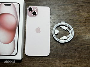 iPhone 15 Plus 128GB Roosa uueväärne (1 foto / 1)