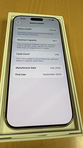 iPhone 16 Pro Max 256GB Gold uueväärne (aku 98%) (4 foto / 4)