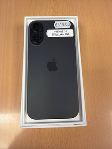 Apple iPhone 16 256Gb Black v heas seissukorras (1 foto / 2)