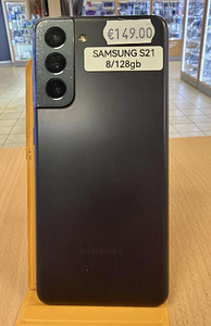 Samsung Galaxy S21 8/128Gb Grey heas korras (2 foto / 2)