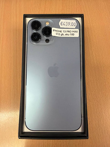 iPhone 13 Pro Max 512Gb Blue v heas seissukorras (1 foto / 2)