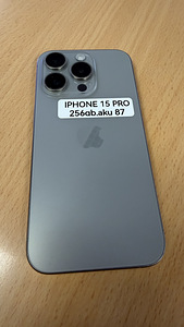 iPhone 15 Pro 256Gb Natural Titanium heas korras (1 foto / 3)