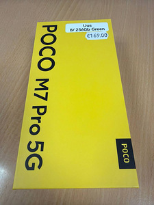 Uus Poco M7 Pro 5G 256Gb Green (1 foto / 1)