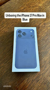 Apple iPhone 17 Pro Max 256Gb Blue Uus (1 foto / 2)