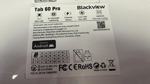 Blackview Tab 60 Pro LTE 8/128Gb Blue Uus (3 foto / 3)