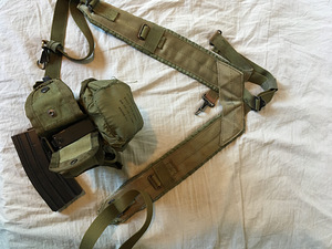 US Alice webbing suspenders, mag pouch (2 foto / 3)