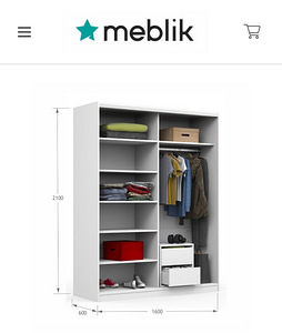 Meblik шкаф (4 фото из 4)