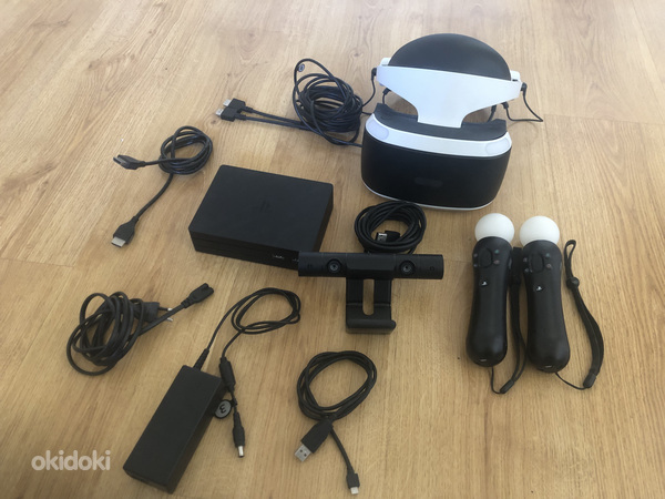 Комплект PS 4 VR V2 + 2 контроллера (фото #1)
