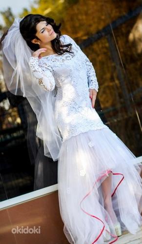 Свадебное платье ручной работы (фото #2)