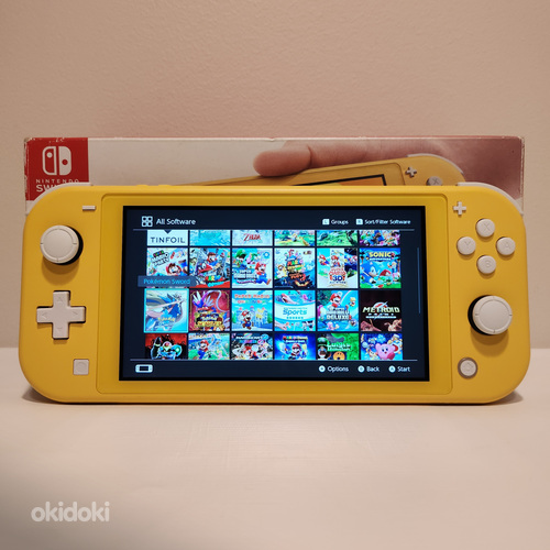 Nintendo Switch Lite CFW + 25 игр + 256 ГБ SD (фото #2)