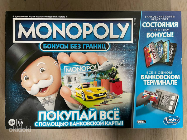 Настольная игра Монополия с картой
