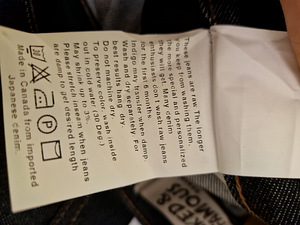 NAKED & FAMOUS DENIM Jeans Super Guy - Milk Selvedge (3 foto / 10)
