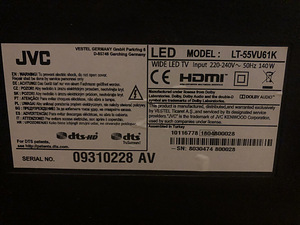 TV 4k JVC LT-55VU61K- VARUOSADEKS! (2 foto / 2)