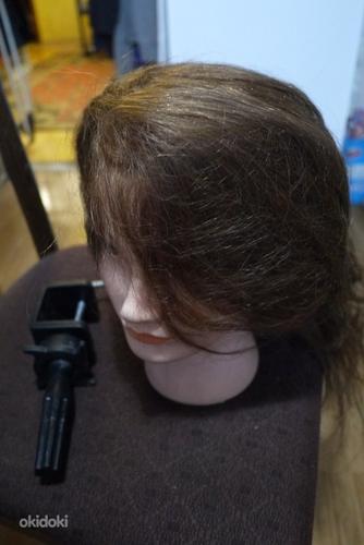 Учебный манекен для стрижки волос, новый, кронштейны (фото #4)