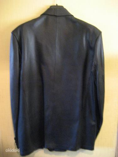 Кожаный пиджак размер XXL (фото #2)