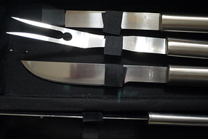 Grillitööriistade komplekt, 5 tk, alumiiniumkarbis (2 foto / 6)