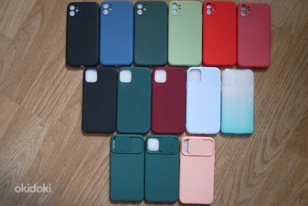 Силиконовые чехлы на все модели Apple iPhone разные цвета (фото #8)